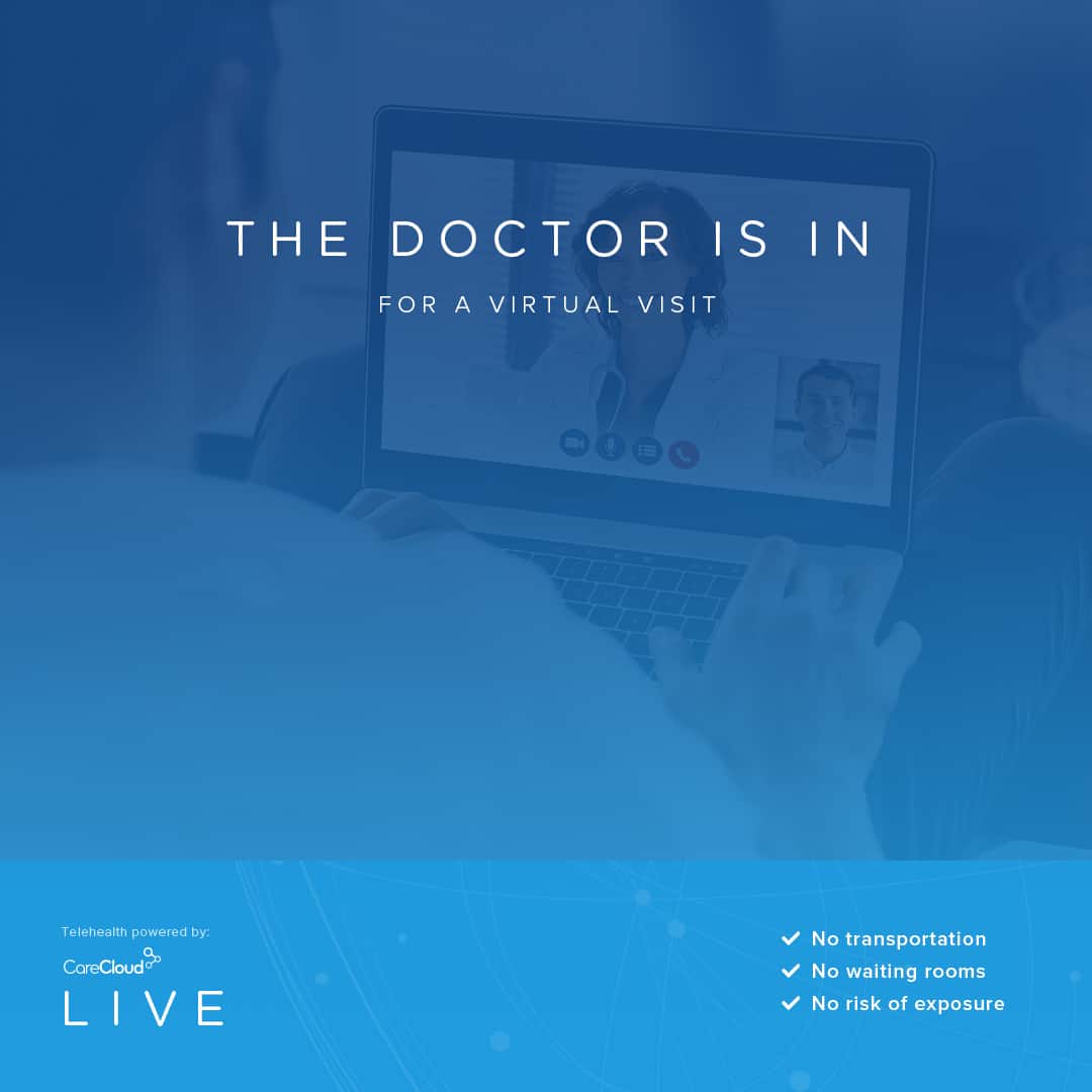 The doctor is in for a virtual visit